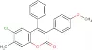 6-Chloro-3-(4’-methoxyphenyl)-7-methyl-4-phenylcoumarin