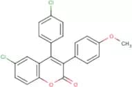 6-Chloro-4-(4’-chlorophenyl)-3-(4’-methoxyphenyl)coumarin