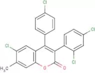 6-Chloro-4(4’-chlorophenyl)-3-(2’,4’-dichlorophenyl)-7-methylcoumarin