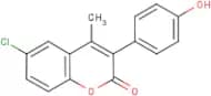 6-Chloro-3-(4’-hydroxyphenyl)-4-methylcoumarin