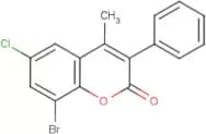 8-Bromo-6-chloro-4-methyl-3-phenylcoumarin