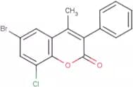 6-Bromo-8-chloro-4-methyl-3-phenylcoumarin