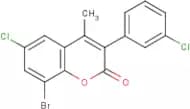 8-Bromo-6-chloro-3-(3’-chlorophenyl)-4-methylcoumarin