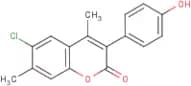 6-Chloro-4,7-dimethyl-3-(4’-hydroxyphenyl)coumarin
