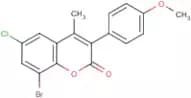 8-Bromo-6-chloro-3-(4’-methoxyphenyl)-4-methylcoumarin