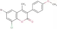 6-Bromo-8-chloro-3-(4’-methoxyphenyl)-4-methylcoumarin