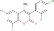 8-Bromo-6-chloro-3-(2’,4’-dichlorophenyl)-4-methylcoumarin
