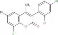 6-Bromo-8-chloro-3-(2’,4’-dichlorophenyl)-4-methylcoumarin