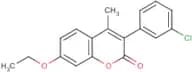 3-(3’-Chlorophenyl)-7-ethoxy-4-methylcoumarin