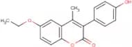 6-Ethoxy-3-(4’-hydroxyphenyl)-4-methylcoumarin