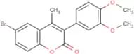 6-Bromo-3-(3’,4’-dimethoxyphenyl)-4-methylcoumarin