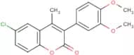 6-Chloro-3-(3’,4’-dimethoxyphenyl)-4-methylcoumarin
