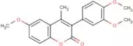 3-(3’,4’-Dimethoxyphenyl)-6-methoxy-4-methylcoumarin