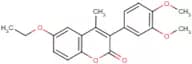 3-(3’,4’-Dimethoxyphenyl)-6-ethoxy-4-methylcoumarin