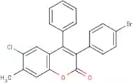 3-(4’-Bromophenyl)-6-chloro-7-methyl-4-phenylcoumarin