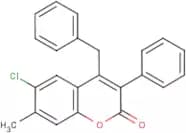 4-Benzyl-6-chloro-7-methyl-3-phenylcoumarin