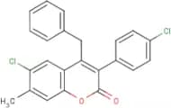 4-Benzyl-6-chloro-3-(4'-chlorophenyl)-7-methylcoumarin