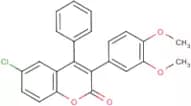 6-Chloro-3-(3’,4’-dimethoxyphenyl)-4-phenylcoumarin