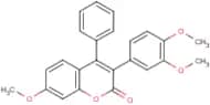 3-(3’,4’-Dimethoxyphenyl)-7-methoxy-4-phenylcoumarin