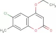 6-Chloro-4-ethoxy-7-methylcoumarin