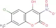6-Chloro-4-hydroxy-7-methyl-3-nitrocoumarin