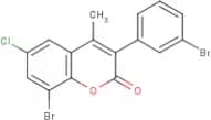 8-Bromo-3-(3’-bromophenyl)-6-chloro-4-methylcoumarin