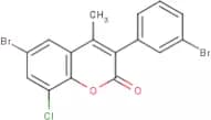 6-Bromo-3-(3’-bromophenyl)-8-chloro-4-methylcoumarin