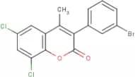 3-(3’-Bromophenyl)-6,8-dichloro-4-methylcoumarin