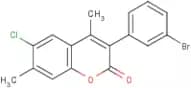 3-(3’-Bromophenyl)-6-chloro-4,7-dimethylcoumarin