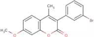 3-(3’-Bromophenyl)-7-methoxy-4-methylcoumarin