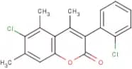 6-Chloro-3-(2’-chlorophenyl)-4,5,7-trimethylcoumarin
