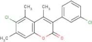 6-Chloro-3-(3’-chlorophenyl)-4,5,7-trimethylcoumarin