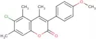 6-Chloro-3-(4’-methoxyphenyl)-4,5,7-trimethylcoumarin
