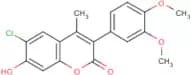 6-Chloro-3-(3',4'-dimethoxyphenyl)-7-hydroxy-4-methylcoumarin