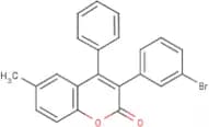 3-(3’-Bromophenyl)-6-methyl-4-phenylcoumarin