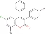 8-Bromo-3-(4’-bromophenyl)-6-chloro-4-phenylcoumarin