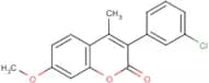 3-(3’-Chlorophenyl)-7-methoxy-4-methylcoumarin