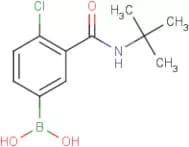 4-Chloro-3-(t-butylcarbamoyl)phenylboronic acid
