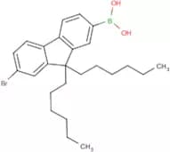 (7-Bromo-9,9-dihexyl-9h-fluoren-2-yl)boronic acid