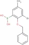 2-Benzyloxy-3-bromo-5-methylphenylboronic acid