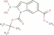 1-BOC-6-(methoxycarbonyl)indole-2-boronic acid