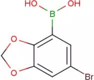 5-Bromo-2,3-methylenedioxyphenylboronic acid