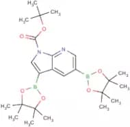 1-BOC-Pyrrolo[2,3-b]pyridine-3,5-diboronic acid, pinacol ester