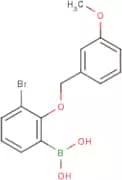 3-Bromo-2-(3'-methoxybenzyloxy)phenylboronic acid