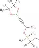 3-(tert-Butyldimethylsilyloxy)but-1-ynylboronic acid, pinacol ester