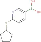 2-(Cyclopentylthio)pyridine-5-boronic acid