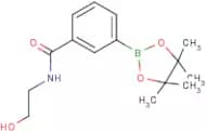 N-[2-Hydroxyethyl]benzamide-3-boronic acid, pinacol ester
