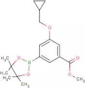 3-Methoxycarbonyl-5-(cyclopropylmethoxy)phenylboronic acid, pinacol ester
