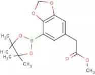 2,3-Methylenedioxo-5-(methoxycarbonyl)methylphenylboronic acid, pinacol ester
