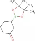 3-(Tetramethyl-1,3,2-dioxaborolan-2-yl)cyclohexan-1-one